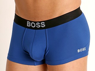 Model in royal Hugo Boss Smooth Trunk