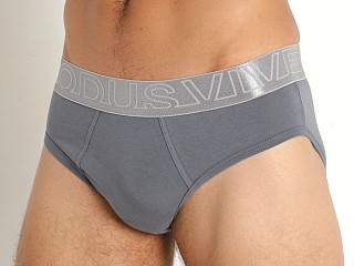 Model in grey Modus Vivendi All Gender Glory Hole Brief