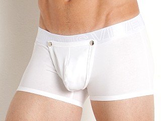 Model in white Modus Vivendi Glory Hole Trunk