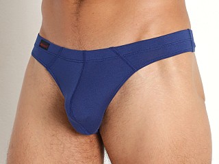 Model in deep blue Jack Adams Modal Bikini Thong