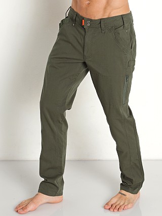 Model in army green Nasty Pig Expedition Pant