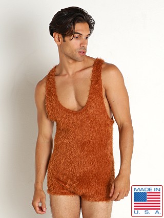 Model in rust Rick Majors Shagalicious Singlet