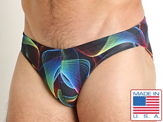 Model in screen saver LASC St. Tropez Low Rise Swim Brief