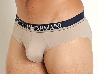 Model in rope Emporio Armani Essential Microfiber Brief