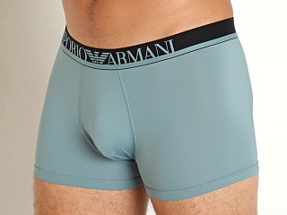 Model in arctic Emporio Armani Essential Microfiber Trunk