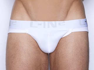 Model in white C-IN2 Core Sport Brief