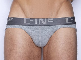 Model in grey heather C-IN2 Core Sport Brief