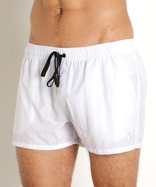 LASC Quick-Dry Taslan 3" Swim Shorts White