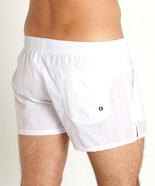 LASC Quick-Dry Taslan 3" Swim Shorts White