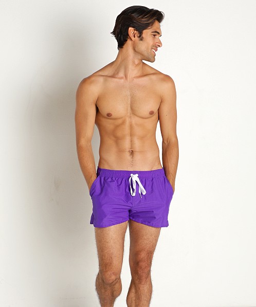 LASC Quick-Dry Taslan 3" Swim Shorts Purple