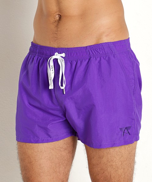 LASC Quick-Dry Taslan 3" Swim Shorts Purple