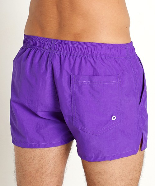 LASC Quick-Dry Taslan 3" Swim Shorts Purple