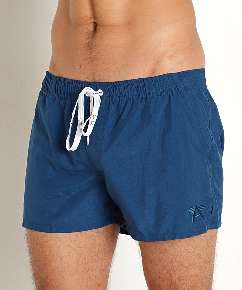 LASC Quick-Dry Taslan 3" Swim Shorts Teal