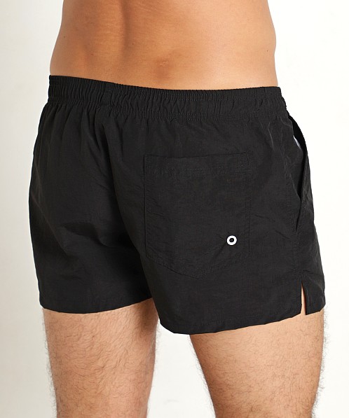 LASC Quick-Dry Taslan 3" Swim Shorts Black