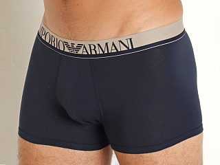 Model in marine Emporio Armani The New Icon Trunk