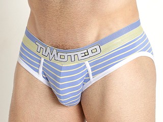 Complete the look: Timoteo Coral Sands Striped Brief Blue