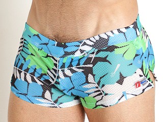 Complete the look: Timoteo Pool Party Mesh Printed Jock Short Black