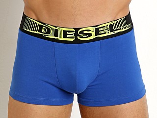 Model in royal blue Diesel 3D Logo Shawn Boxer