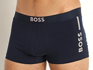 Model in navy Hugo Boss Trunk Starlight