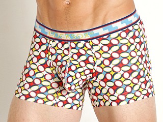 Model in carnaby print CockSox Enhancer Pouch Mod Boxer Brief