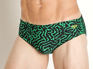 Model in speedo green Speedo Eco Pro LT Race Maze Swim Brief