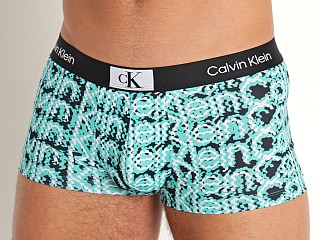 Model in layered wavy logo Calvin Klein 1996 Micro Low Rise Trunk