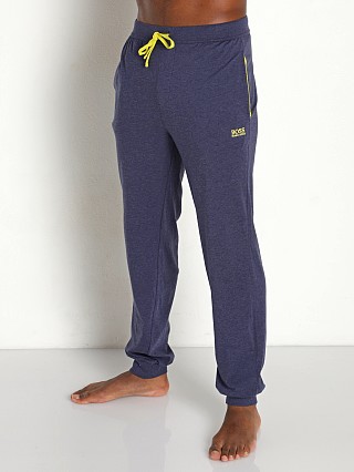 Model in navy Hugo Boss Mix & Match Pants