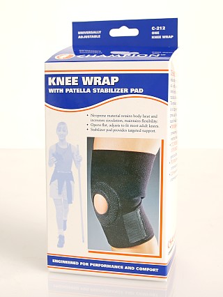 Model in  PCP Champion Knee Wrap And Stabilizing Pad