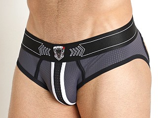 Model in grey Cell Block 13 Kennel Club Spitfire Jock Brief