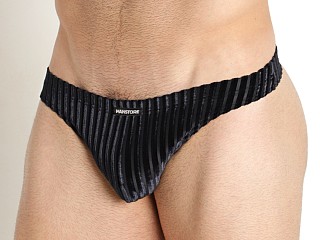 You may also like: Manstore Velvet Stripes Hip Thong Black