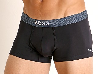 Model in navy Hugo Boss Smooth Trunk