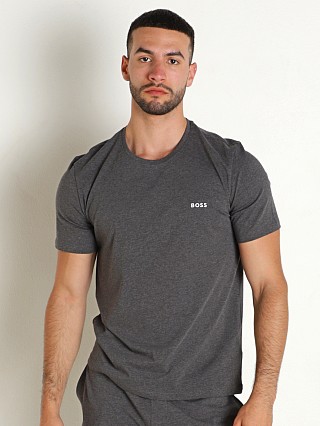 Model in charcoal Hugo Boss Mix & Match T-Shirt