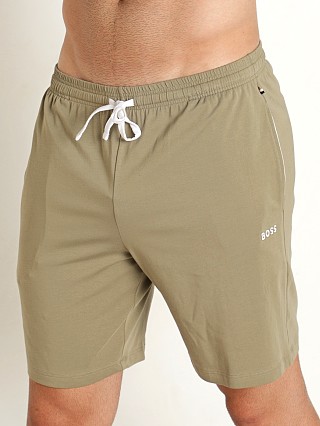 Model in pastel green Hugo Boss Mix & Match Short