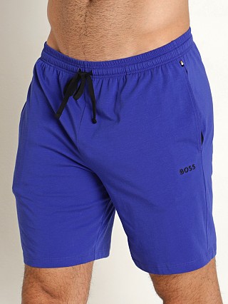 Model in bright blue Hugo Boss Mix & Match Short