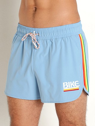 Model in light blue Bike Athletic Pride Short