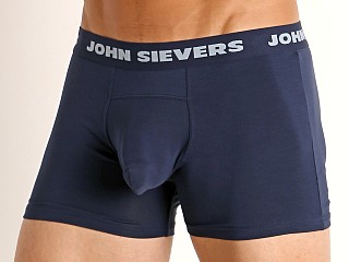 Model in midnight John Sievers SOLID Natural Pouch Boxer Briefs