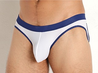 Complete the look: Rick Majors Power Mesh Open Back Brief White