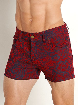 You may also like: LASC 5-Pocket Flocked Denim 3" Shorts Red