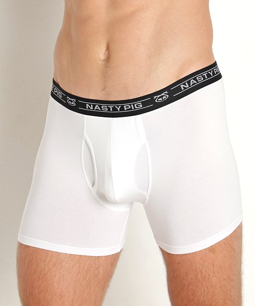 Nasty Pig Launch Boxer Briefs White