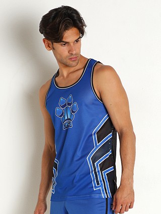 Complete the look: Cell Block 13 Kennel Club Bandit Mesh Tank Top Blue