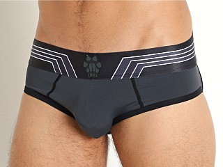 Model in grey Cell Block 13 Kennel Club Bandit Open Back Jock Brief