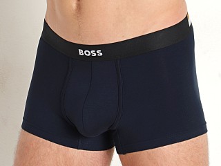 Model in navy Hugo Boss Trunk Smooth