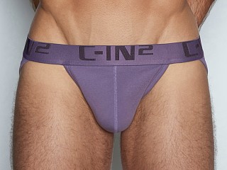 Model in presley purple C-IN2 Core Dash Brief