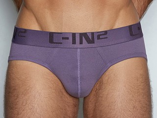 Model in presley purple C-IN2 Core Low Rise Brief