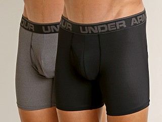 Complete the look: Under Armour Tech Mesh Boxerjock 2-Pack Black/Charcoal