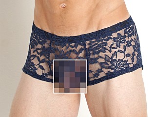 Complete the look: Rick Majors Venetian Lace Super Low Rise Trunk Navy