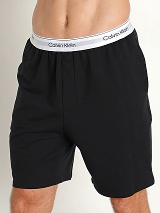 Model in black Calvin Klein Modern Cotton Lounge Sleep Short