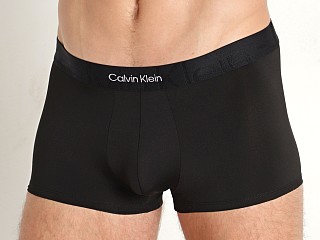 Model in black Calvin Klein Monolith Micro Low Rise Trunk