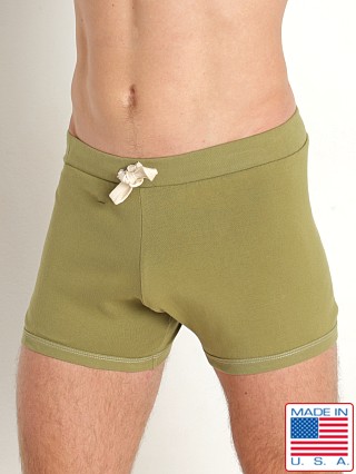 Model in light olive Go Softwear California Lounge Short