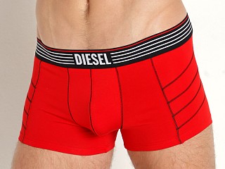 Model in red Diesel Shawn Trunk